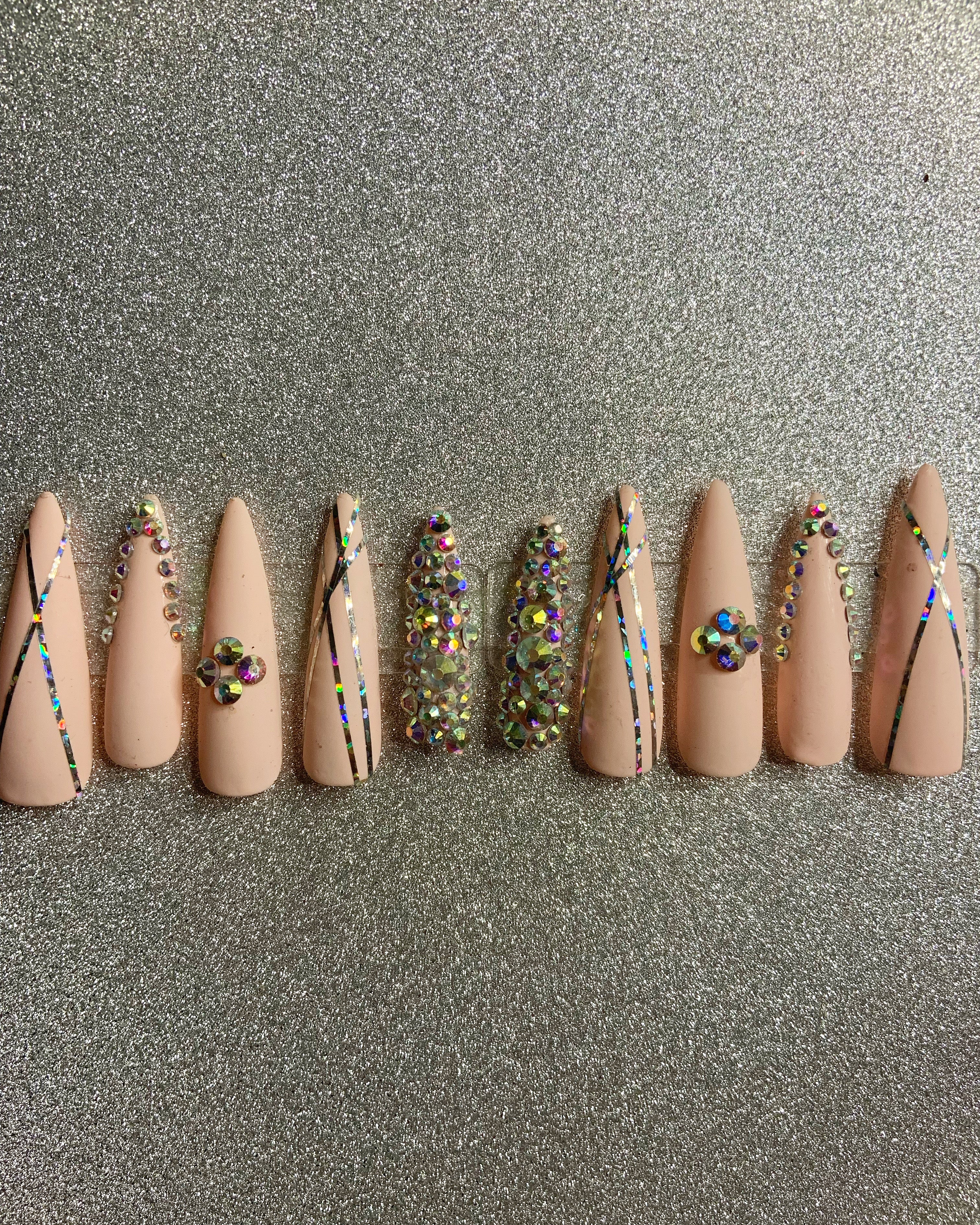 “NaughtyNude ” Long Lenght Nail Extension